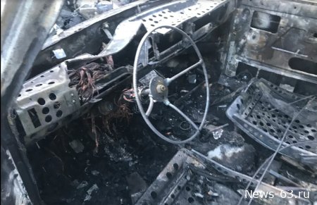 Пожар в автомобиле Нива на ул. Физкультурная 101,  09 декабря 2023